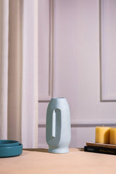 Alamkari India Ceramic Face Flower Vase